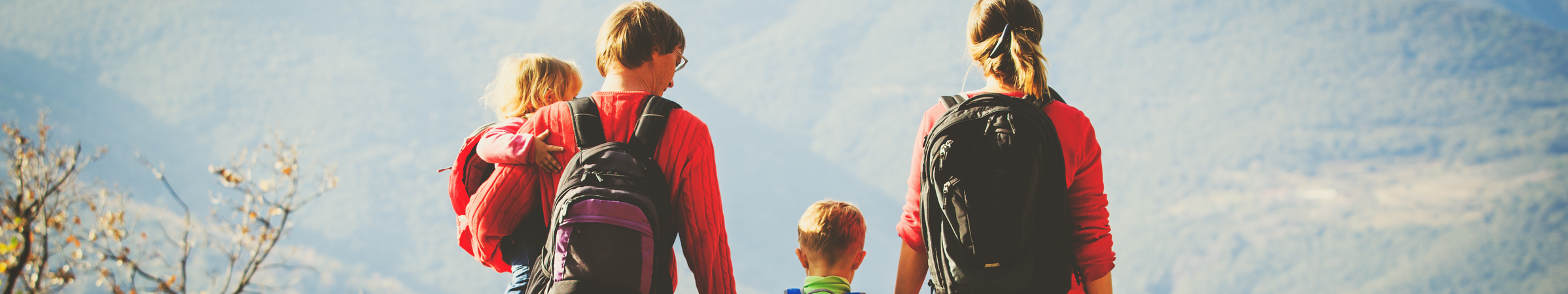 family-hiking-banner